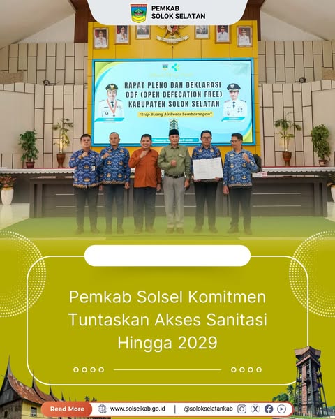 Pemkab Solsel Komitmen Tuntaskan Akses Sanitasi Hingga 2029