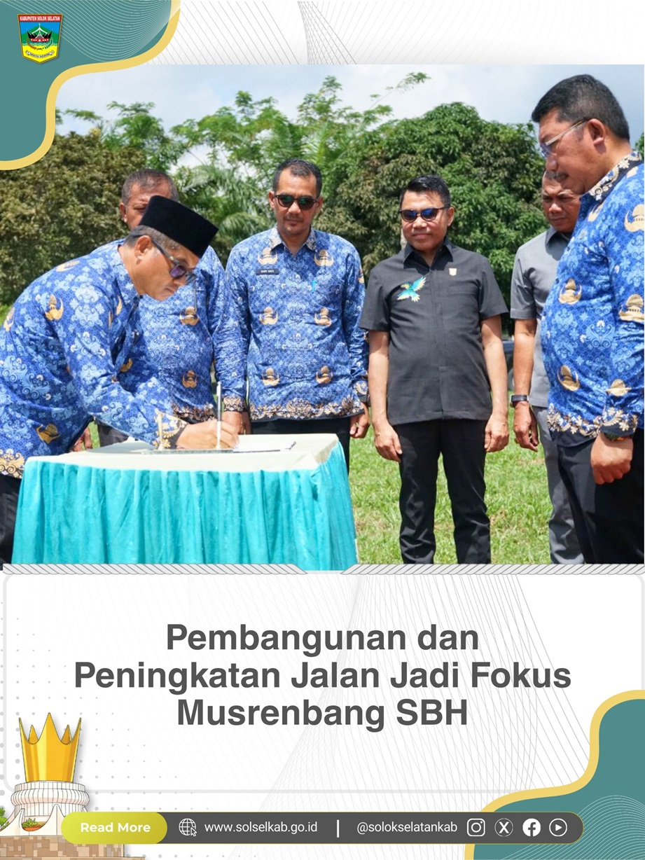 Pembangunan dan Peningkatan Jalan Jadi Fokus Musrenbang SBH